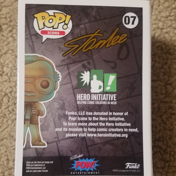 Stan Lee Patina Funko Pop New - Picture 2 of 4